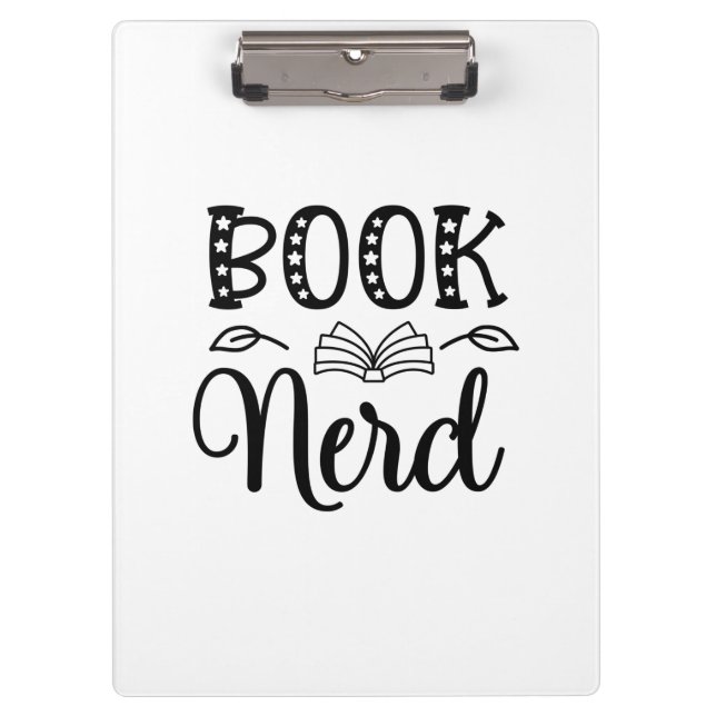 Nerd lesen klemmbrett (Vorderseite)
