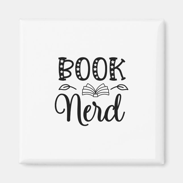 Nerd lesen magnet (Vorne)