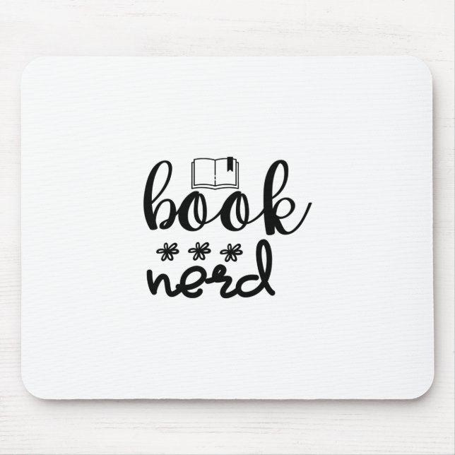 Nerd lesen mousepad (Vorne)