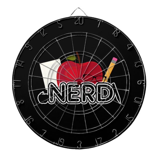 Nerd - Logo Dartscheibe (vorne)