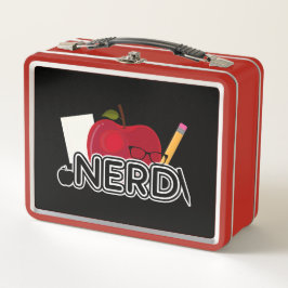 Nerd - Logo Metall Brotdose