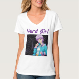 Nerd Mädchen  T-Shirt