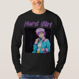 Nerd Mädchen  T-Shirt