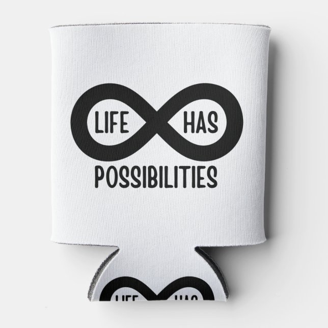 Nerd Mathematik Life hat Möglichkeiten Dosenkühler (Vorderseite)
