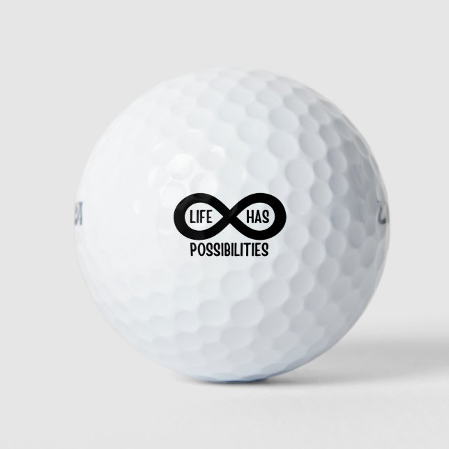 Nerd Mathematik Life hat Möglichkeiten Golfball (Vorderseite)