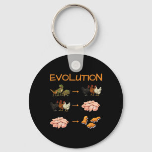 Nerd Meme Dino Evolution Lustiger Grafikdruck für  Schlüsselanhänger