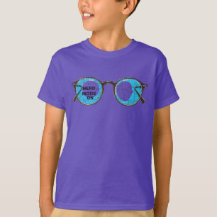 Nerd Mode On - Spaß & Geeky T - Shirt Design für K