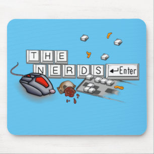 Nerd - PC Master Race Mouse Pad Flat Mousepad