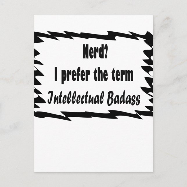Nerd? Postkarte (Vorderseite)