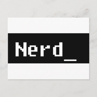 Nerd Postkarte