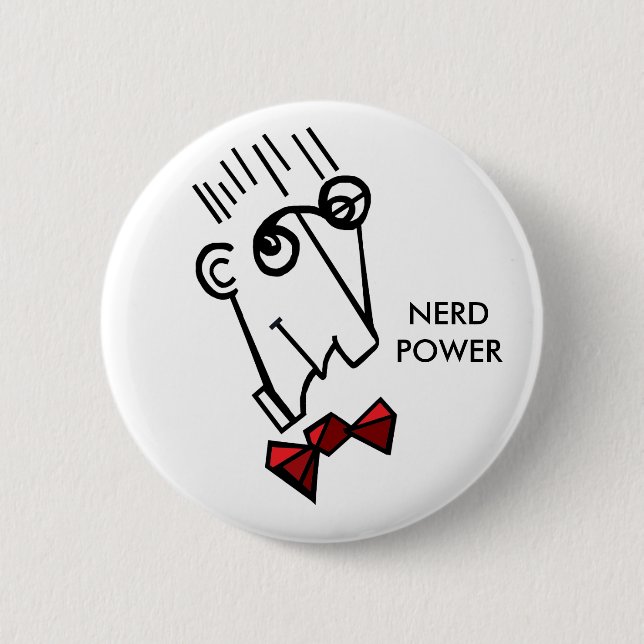 Nerd Power Button (Vorderseite)