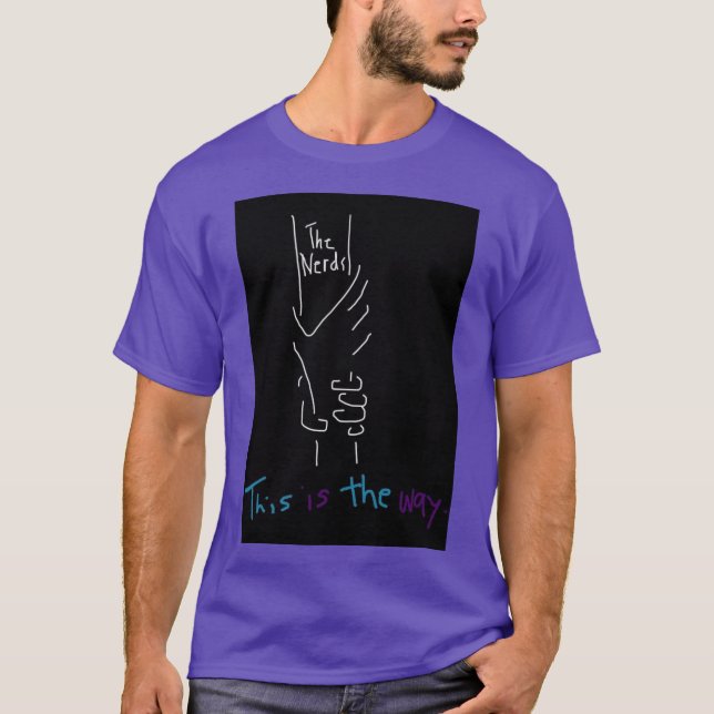 Nerd Rettend Nerd T-Shirt (Vorderseite)