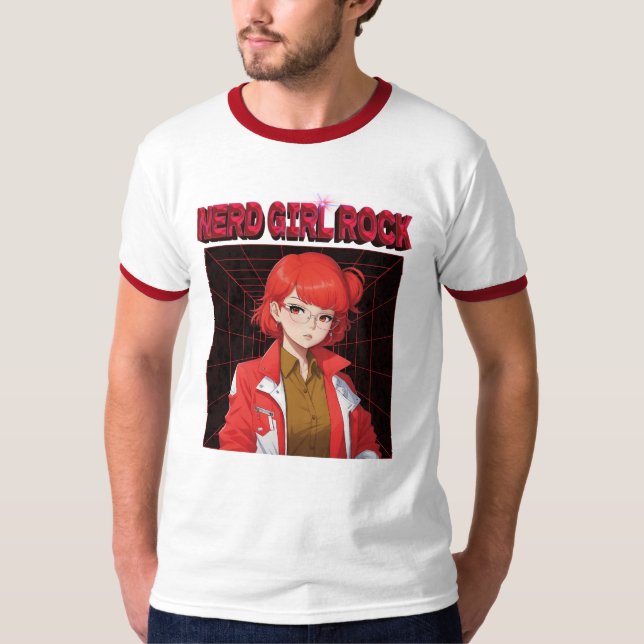 Nerd-Rock-Girl T-Shirt (Vorderseite)