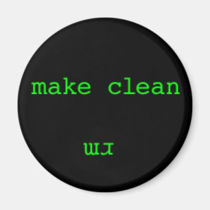 Nerd-sauberer/schmutziger Spülmaschinen-Magnet Magnet