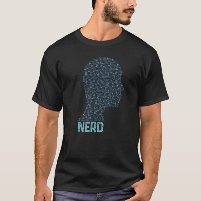 Nerd Technology Computerprogrammierer AI Smart Gen T-Shirt (Vorderseite)