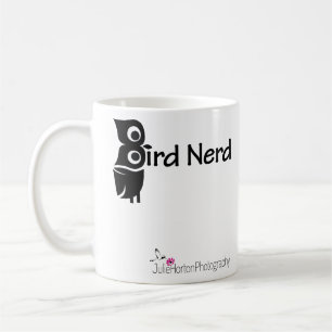 Nerd von Vögeln und Owl rosa Kaffeetasse
