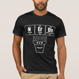Nerd-Weiß T-Shirt