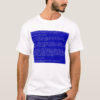 Nerd Windows Bluescreen des Todesfehlers (EN) T-Shirt