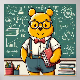 Nerd Winnie the Pooh 1 Poster