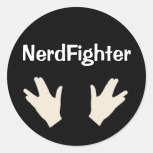 NerdFighter Aufkleber - DFTBA