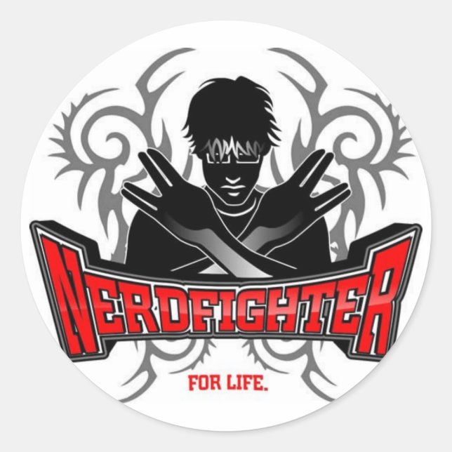 Nerdfighter-Sticker - DFTBA Runder Aufkleber (Vorderseite)