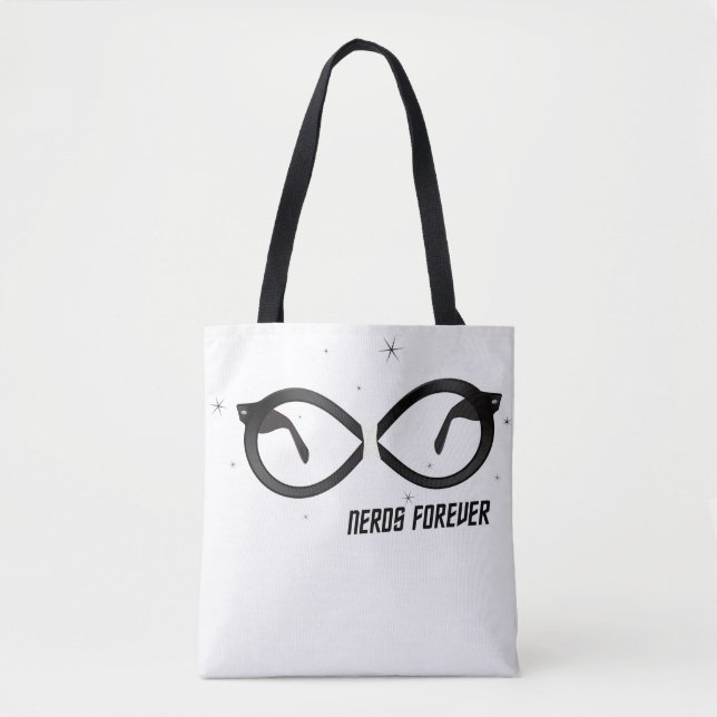Nerds für immer tasche (Vorderseite)