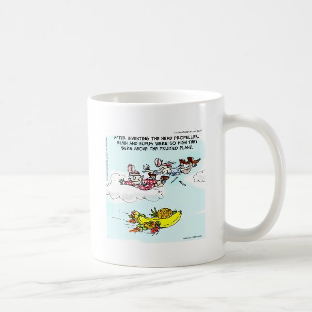 Nerds über fruchtiger Ebene Lustig Kaffeetasse (Rechts)