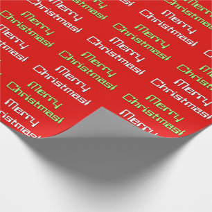 Nerdy Art "frohe Weihnachten!" Packpapier