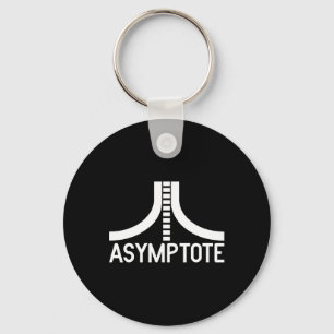 Nerdy Asymptote Retro Video Game Player Matthew Schlüsselanhänger