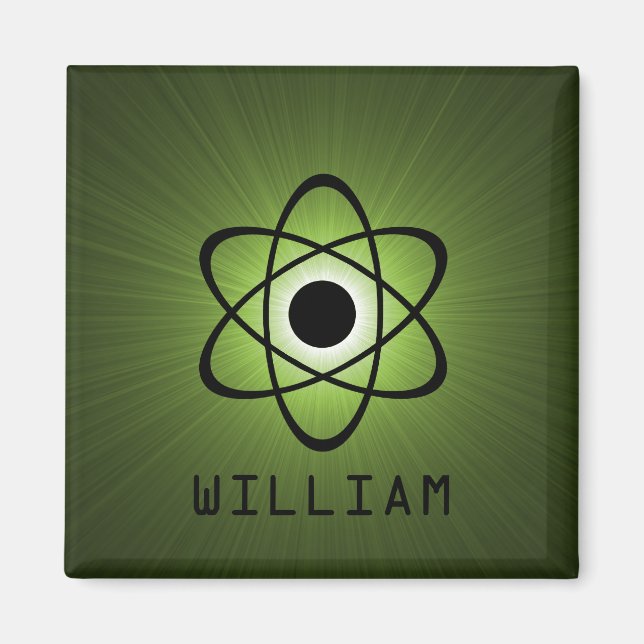 Nerdy Atomic Magnet, Green Magnet (Vorne)