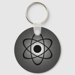 Nerdy Atomic Schlüsselanhänger, grau Schlüsselanhänger
