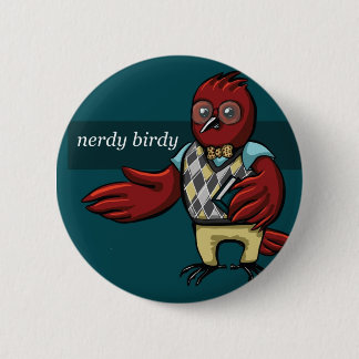 Nerdy Birdy Knopf Button