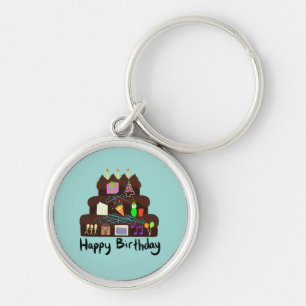 Nerdy Birthday Neural Network Schlüsselanhänger