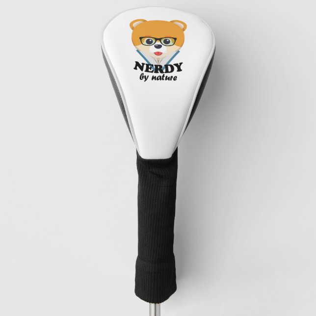 Nerdy by Nature Spitz Golf Headcover (Vorderseite)