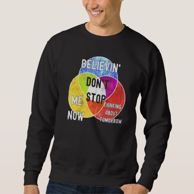 Nerdy Don't Stop Venn Diagram Algebra Math Teacher Sweatshirt (Vorderseite)