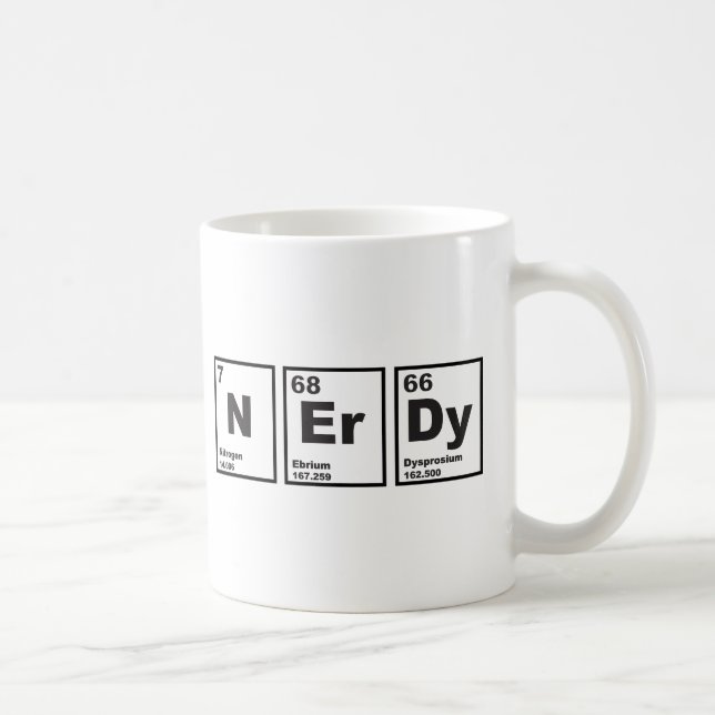 Nerdy Elemente Kaffeetasse (Rechts)
