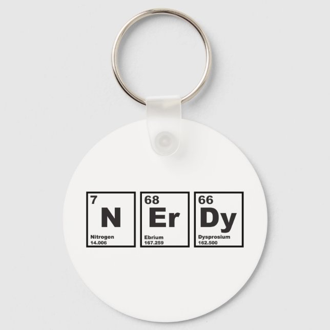 Nerdy Elements Schlüsselanhänger (Vorderseite)
