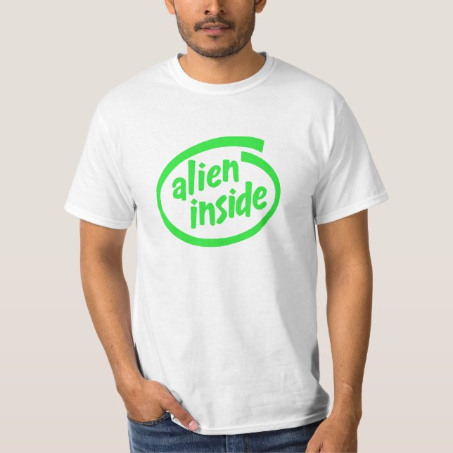Nerdy, Geek-alien T-Shirt (Vorderseite)