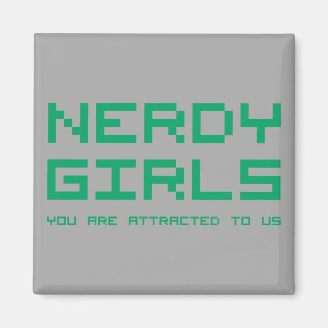 Nerdy Girls 2 Magnet (Vorne)