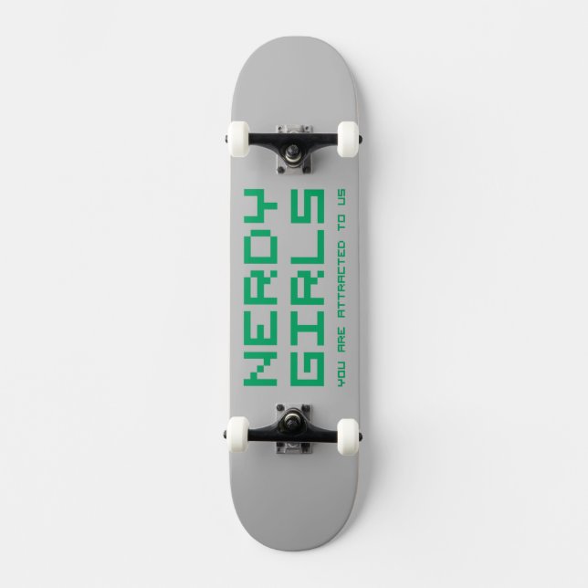 Nerdy Girls 2 Skateboard (Vorderseite)