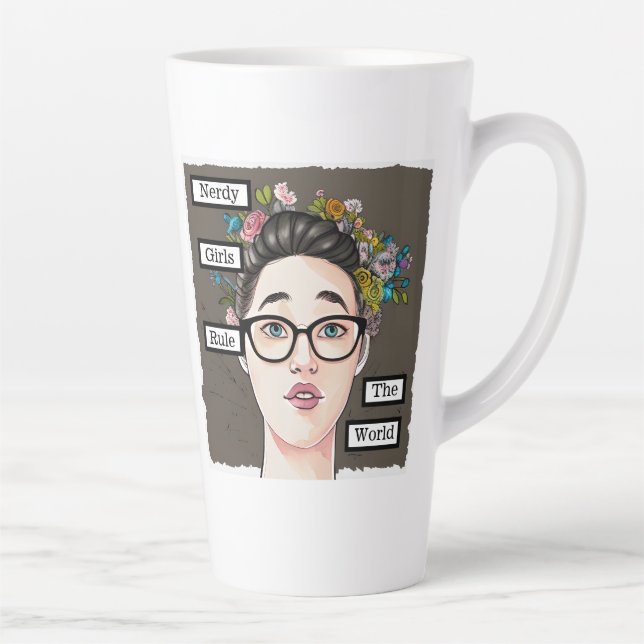 Nerdy Girls regieren die Welt Milchtasse (Rechts)