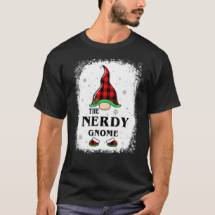 Nerdy Gnome Buffalo Kariert Matching Family Xmas P T-Shirt