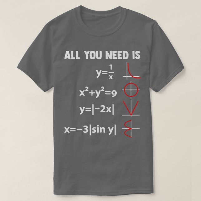 Nerdy Math Equation Mathematics Science Geometry P T-Shirt (Design vorne)