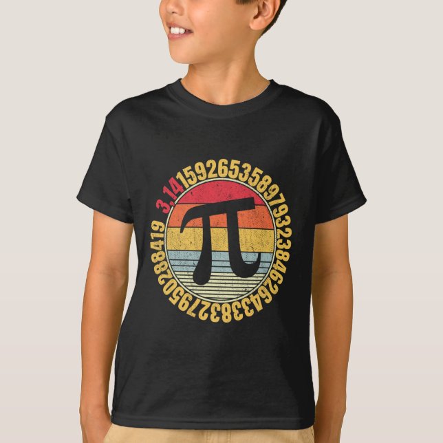 Nerdy Math Pi Symbol Mathlete T-Shirt (Vorderseite)