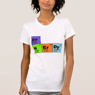 Nerdy periodische Tabellen-T - Shirt