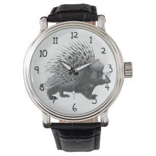 Nerdy Stachelschwein Armbanduhr