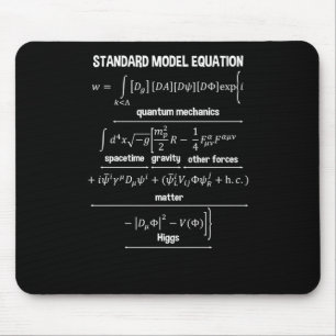 Nerdy Standard Model Equation - Geschenk für Physi Mousepad