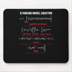 Nerdy Standard Model Equation - Geschenk für Physi Mousepad