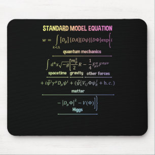 Nerdy Standard Model Equation - Geschenk für Physi Mousepad