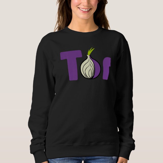 Nerdy TOR Onion Programmierer Hacker Informatik Sweatshirt (Vorderseite)